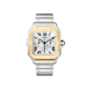 Santos de Cartier XL Chronograph Steel/Gold